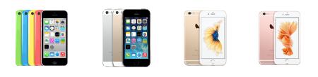 iPhone 4・iPhone 4s・iPhone 5・iPhone 5c・iPhone 5s・iPhone 6・iPhone 6 plus・iPhone 6s・iPhone 6s plus